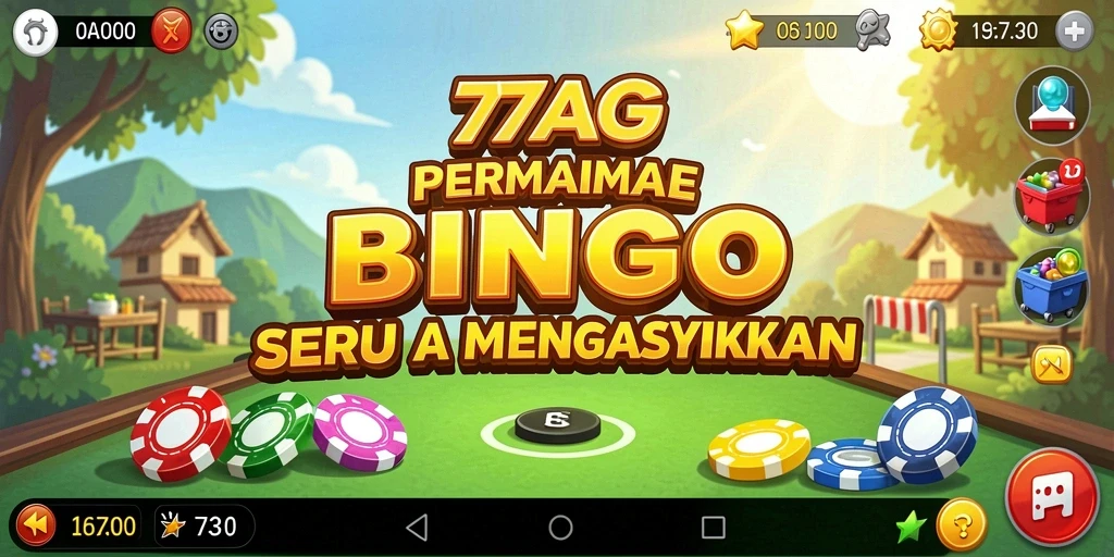 Screenshot gameplay Bingo yang seru dan interaktif.