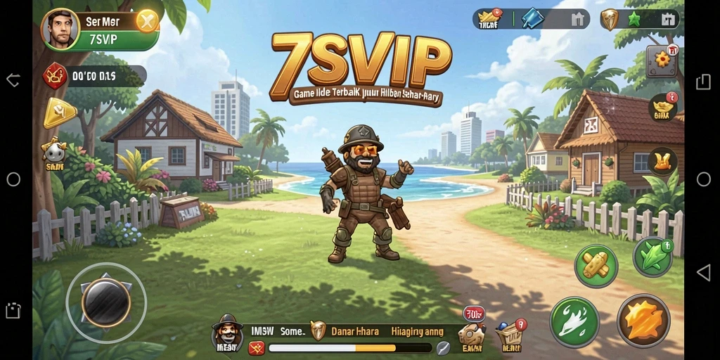 Tampilan gameplay Idle yang menarik dari 7SVIP.