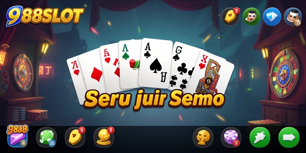 Tampilan gameplay seru dari 988SLOT yang membuat setiap putaran mendebarkan.