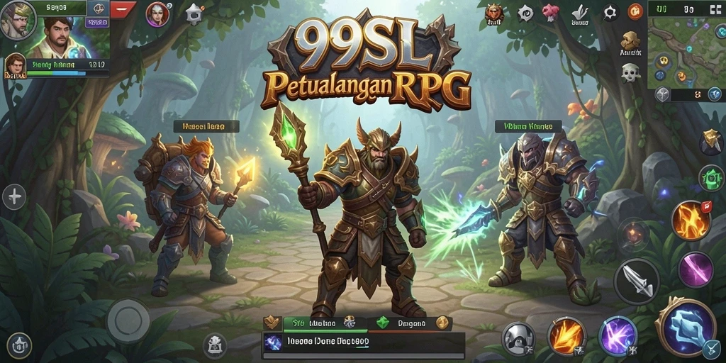 Tampilan gameplay <strong>99SL</strong> yang seru dan menantang dalam dunia RPG.