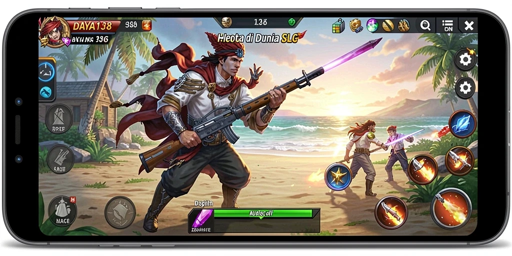 Tampilan gameplay menarik dari DAYA138 dengan strategi SLG.