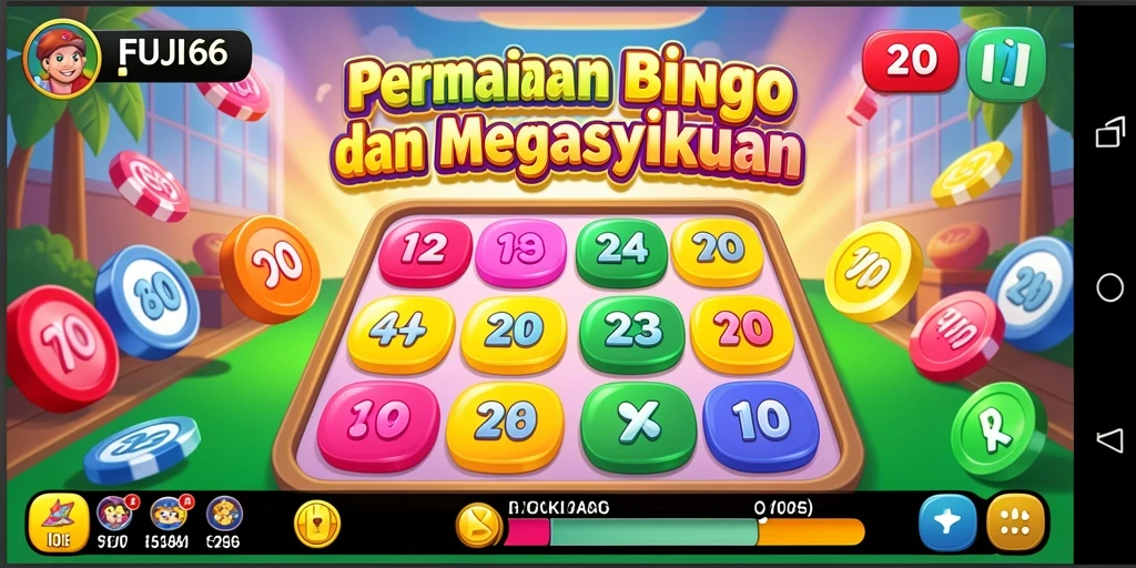 Screenshot gameplay FUJI66 yang penuh aksi dan keseruan Bingo.