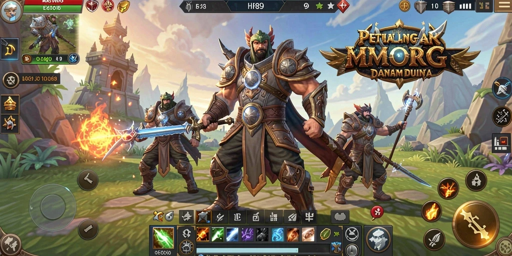 Screenshot H89 yang menunjukkan karakter beraksi dalam pertarungan epik.