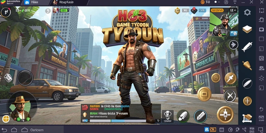 Screenshot gameplay HO3 yang menampilkan momen penting dalam membangun empire Tycoon.
