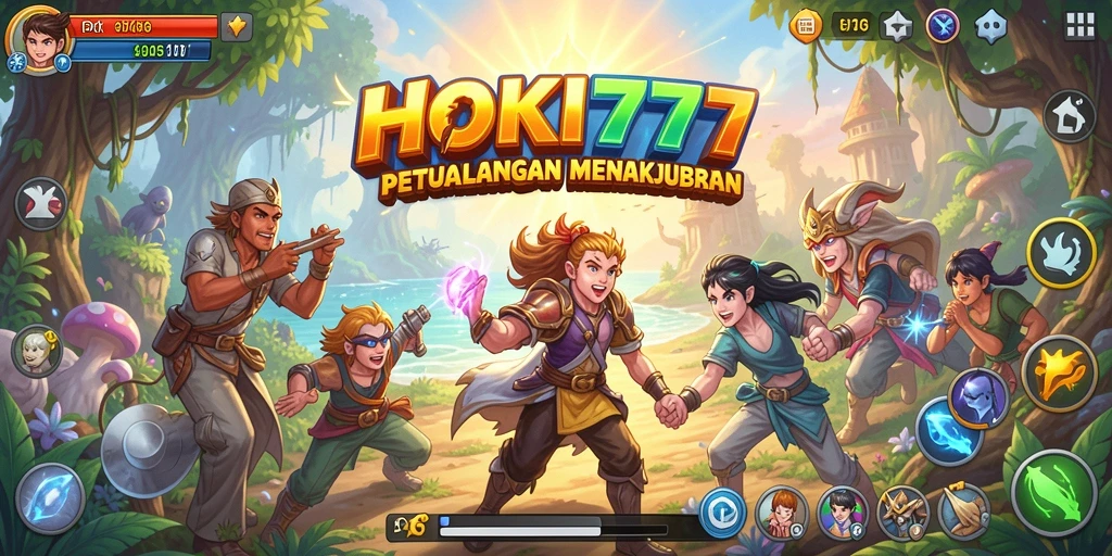 Tampilan gameplay HOKI777 yang menegangkan dan penuh aksi.