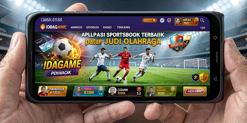 Screenshot IDAGAME menampilkan pengalaman taruhan olahraga yang seru.
