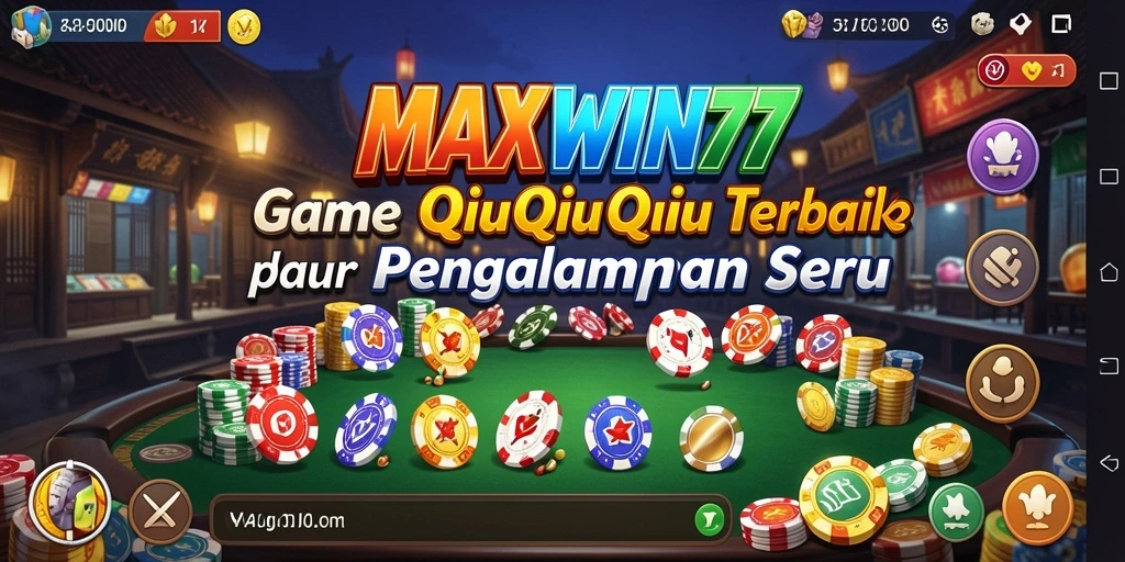 Gameplay seru QiuQiu di MAXWIN77