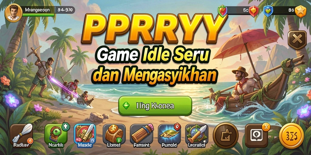 Screenshot menampilkan gameplay seru PPRRYY dengan karakter aktif.