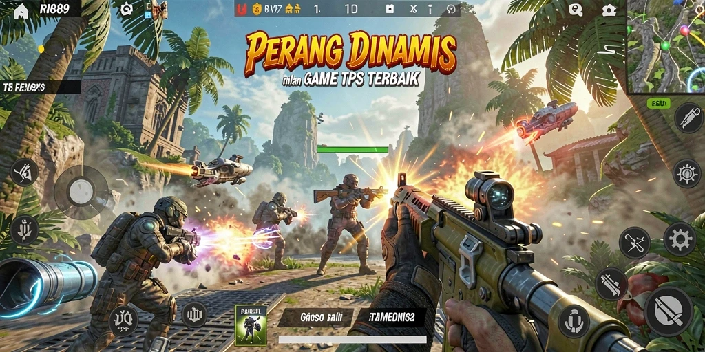 Gameplay seru dengan pertempuran menegangkan di RI889.