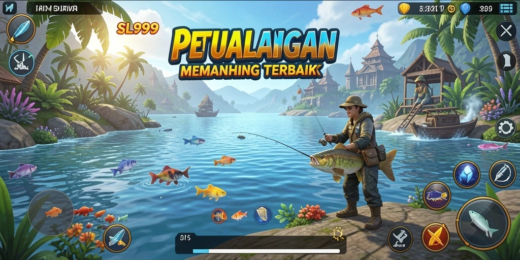 Tangkapan ikan besar di SL999 dalam grafis yang menakjubkan.