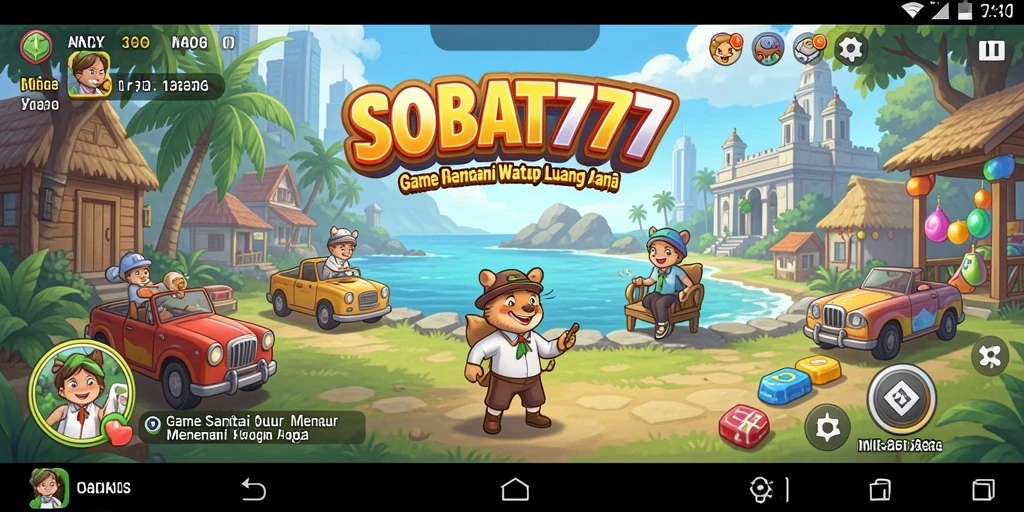 Tampilan gameplay SOBAT777 yang sederhana dan menghibur.