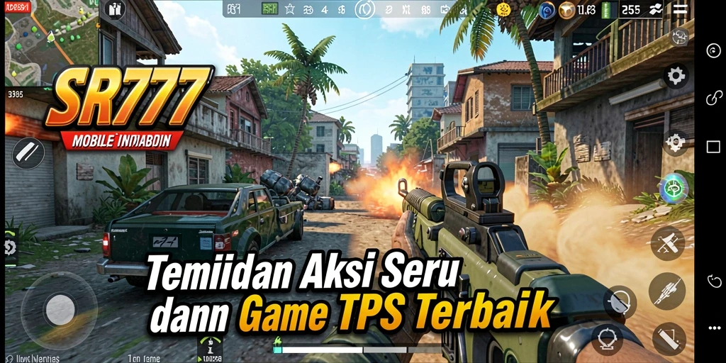 Screenshot menampilkan aksi mendebarkan dalam gameplay TPS SR777.